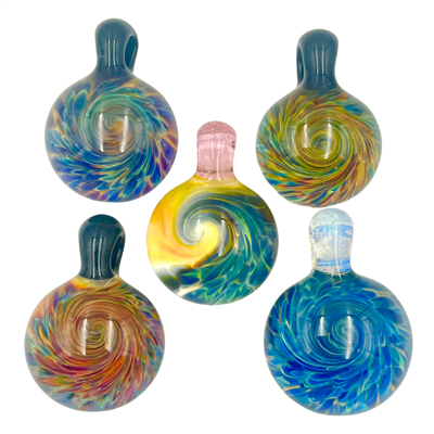 ERIN CARTEE FRIT SWIRL PENDANT