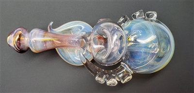 DEVIANT FUMED HORN LAYBACK BUBBLER