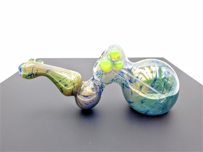 DEVIANT GLASS BLOW IN LAYBACK BUBBLER