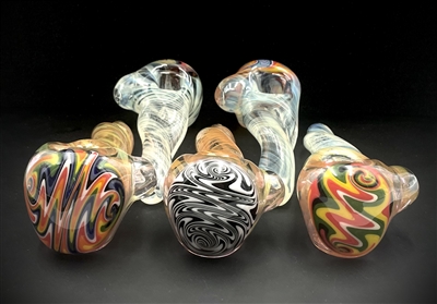 FREDDY WIGWAG FUME TWISTY SPOON w ASH CATCHER
