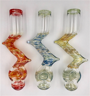 SPACE GLASS ZIG ZAG STEAMROLLER