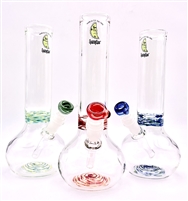 SPACE GLASS THICK N TALL SINGLE BUBBLE TUBE