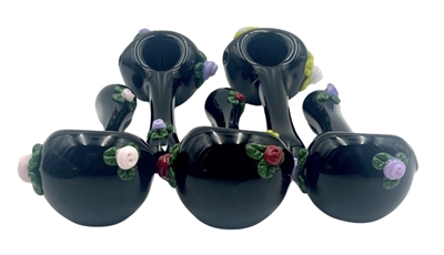 JOKER BLACK SPOON w FLOWERS