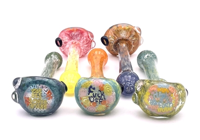 JUNEBUG FRIT DISC FLIP WORD PIPE