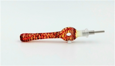 KITCHEN WRAP & RAKE DONUT STRAW W/ TI