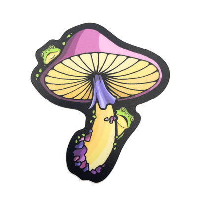 MOE STICKER - MUSHROOM FROG