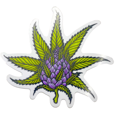MOE STICKER - LEAFY NUG