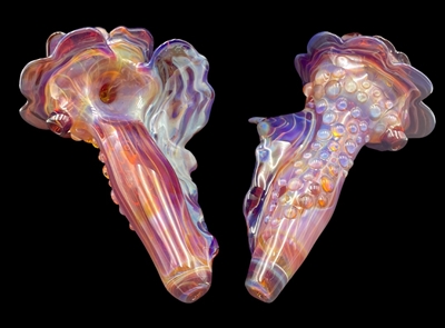 OWENS AMBER PURPLE SHELL PIPE