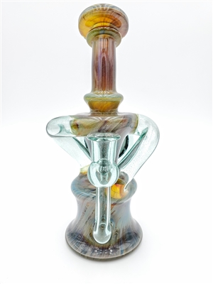 @scottratnerglass MYSTERY ADVENTURINE RECYCLER W/ FLIP DISC