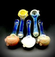 RISING PHOENIX FUMED FRIT HEAD SPOON