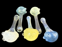 RISING PHOENIX FUMED FRIT HEAD SPOON