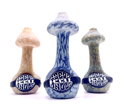 STONE TECH GLASS MUSHROOM SPOON