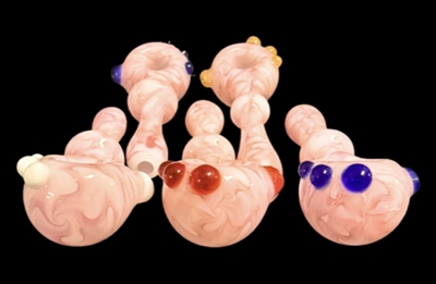 TURLEY FANCY PINK SMEAR SPOON