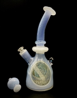 VEG DICHRO FUME WIGWAG RIG w/ BUBBLE CAP