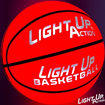 Light Up Action Basketball Chrome Edition