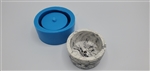 Round Flower Desk Top Planter Mold - Set Of 3