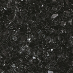 1/4" Fire Glass Black 10 lbs