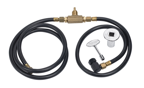 Hose, Fittings, and Key Valve for Natural Gas