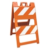 Plasticade Barricade Type II Orange - 8" X 24" Top Panel 8" X 24" Bottom Panel
Diamond Grade Striped Sheeting