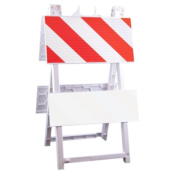 Econocade Barricade -12" x 24" Top Panel High Intensity Prismatic Sheeting