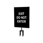 QueueWay - QWAYSIGN-11" X 14"  -EXIT-EXIT DO NOT ENTER (Double Sided)