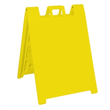 Squarecade 36 Sign Stand Yellow - NO SHEETING