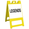 Squarecade 45 Sign Stand Yellow - 24" x 24" High Intensity Prismatic Grade Sign Legend