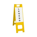 Narrowcade Yellow - 12" x 24" Engineer Grade Legends