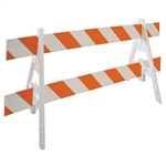 Two A-Frame Legs with Two 6' Diamond Grade Sheeted
1" x 8" Plastic Boards