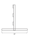 Break-Away Type III - Hardware for Complete Set (For Uprights and Boards)