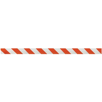 12' Board with Engineer Grade Striped Sheeting - One Side