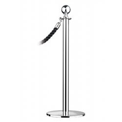 Sphere Top Lawrence Metal Rope Post