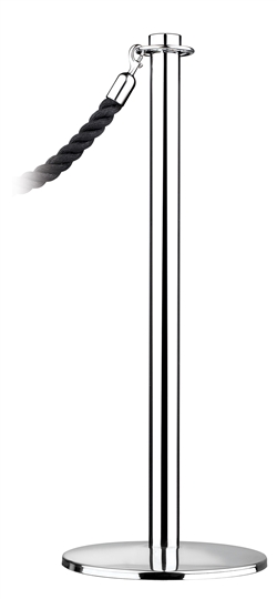 Contemporary Post Traditional Base Polished Chrome Not Tapped