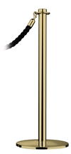 Contemporary Post Traditional Base Polished Brass Tapped