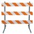 4' Type III-Angle Iron Feet & 63" Angle Iron Uprights with High Intensity Prismatic Grade
Striped Sheeting - One Side