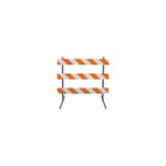 4' Type III-Angle Iron Feet & 63" Angle Iron Uprights with High Intensity Prismatic Grade
Striped Sheeting - One Side