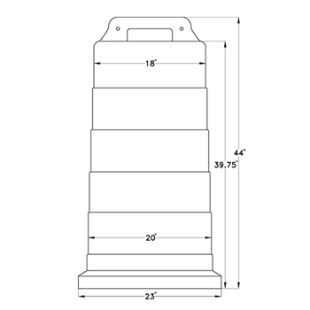 Rhino Barrel, Low Density - NO SHEETING