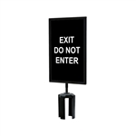 QueueWay - QWAYSIGN-7" X 11" -EXIT-EXIT DO NOT ENTER (Double Sided)