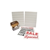 White Message Board Kit 22"Wx28"H