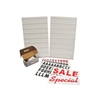 White Message Board Kit 24"Wx36"H