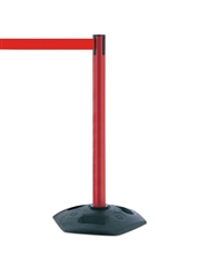 TensaBarrier Belt Barrier Heavy Duty Outdoor Red Post