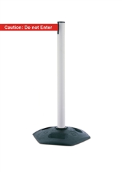 Tensa Barrier Heavy Duty Outdoor Black Post