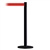 Advance Post Basics Black Base/Black Tube/Black Head Standard 7.5' No Custom Red Webbing Standard Belt End