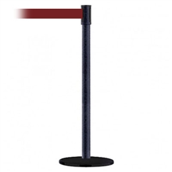 Slimline Post Basics Black Base/Black Wrinkle Tube/Black Wrinkle Head Max 13' No Custom Maroon Webbing Standard Belt End