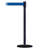 Slimline Post Basics Black Base/Black Wrinkle Tube/Black Wrinkle Head Standard 7.5' No Custom Blue Webbing Standard Belt End