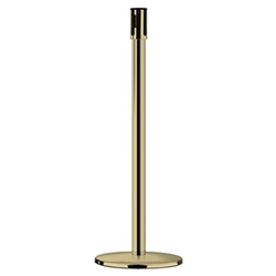 Slimline Post Universal Polished Brass Base/Polished Brass Tube/Polished Brass Head Receiver Cassette