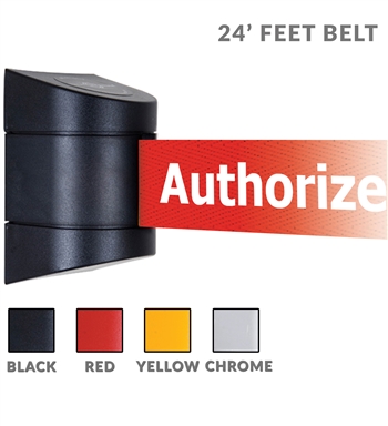 Long 24' ft Belt Wall Mount Tensabarrier 897HC-24
