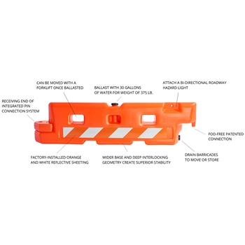 24" Low-Profile Airport Barricade