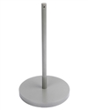 Museum & Art Gallery Barrier, 16" Tall, Grey Powder Coat "Q-Cord"