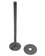 Museum & Art Gallery Barrier, 16" Tall with Surface Mounted (Fixed) Base